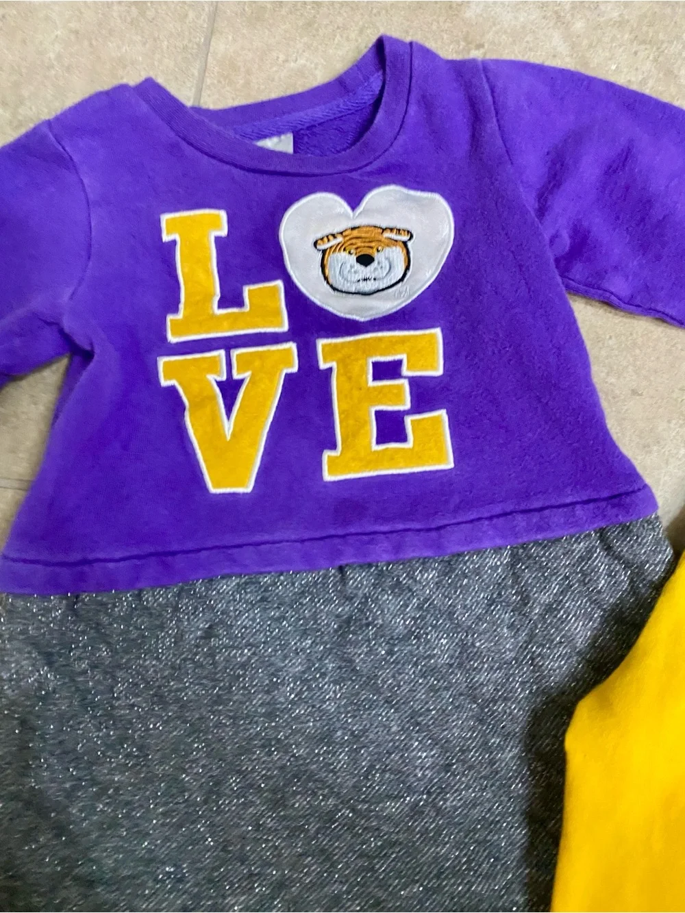 LSU Tigers Toddler Girl Outfit